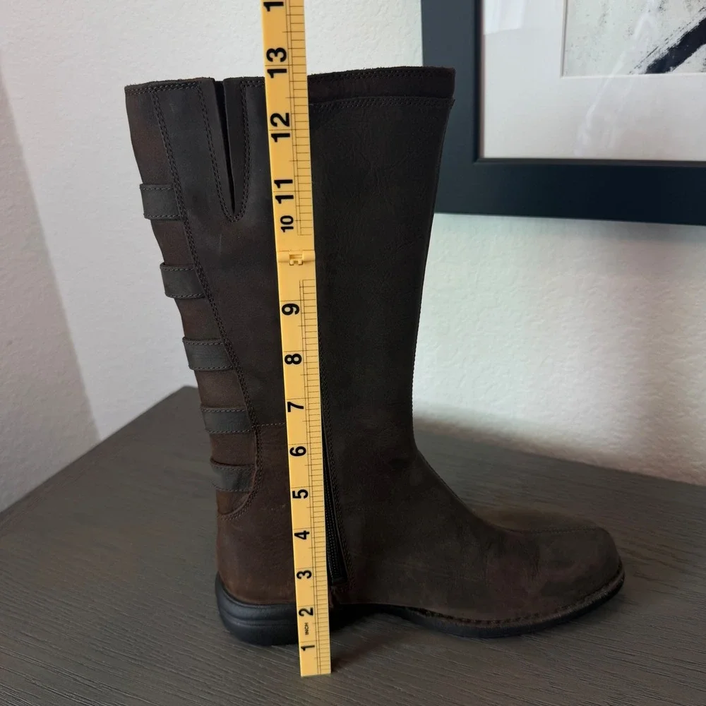 Merrell Espresso Brown Waterproof Leather Mid-Calf Boots J69148 Womens 6.5
